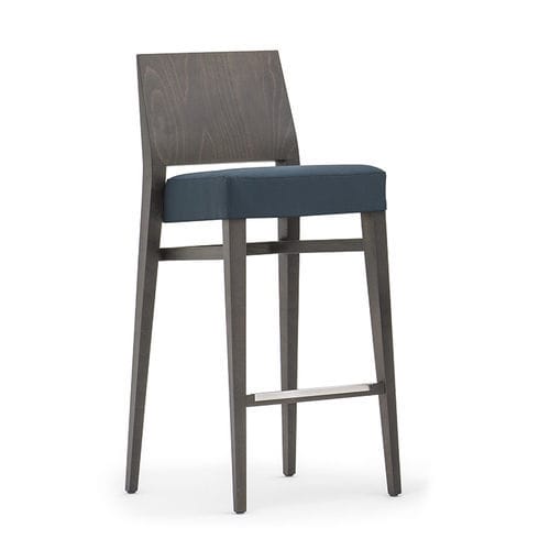 Sedia alta contemporanea - TIMBERLY 01781 - Montbel - da interno / in tessuto / in pelle