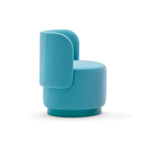 Sedia contemporanea - Tablet 05232 - Montbel - da interno / in tessuto / con supporto in legno