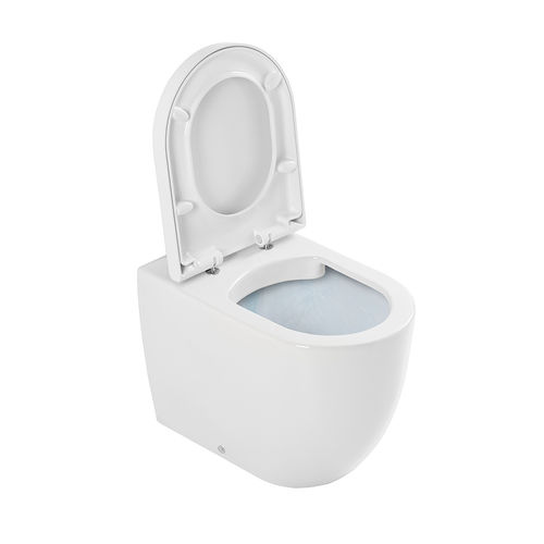 WC filomuro - SANIBOLD  - Sanindusa - in ceramica / per uso residenziale / contract