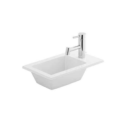 Lavabo da incasso - ALICANTE  - Sanindusa - in ceramica / rettangolare / 1 foro