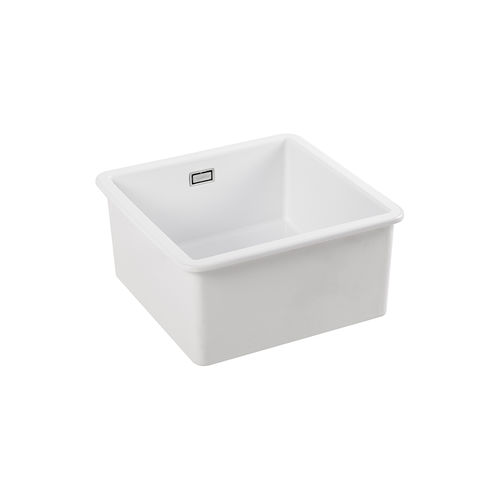 Lavello a 1 vasca - VALET  - Sanindusa - senza gocciolatoio / in ceramica / da incasso