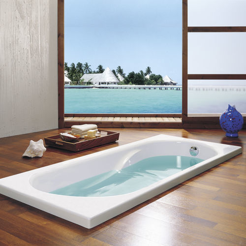 Vasca da bagno ovale - AVEIRO - Sanindusa - per ambiente abitativo / in acrilico / contemporanea