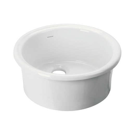 Lavello a 1 vasca - CUBA - Sanindusa - senza gocciolatoio / in ceramica / sottotop
