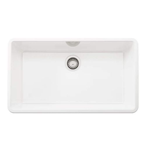 Lavello a 1 vasca - GEO 33  - Sanindusa - senza gocciolatoio / in ceramica / sottotop