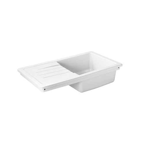 Lavello a 1 vasca - Reno XS : 731300 - Sanindusa - con gocciolatoio / in ceramica / da incasso