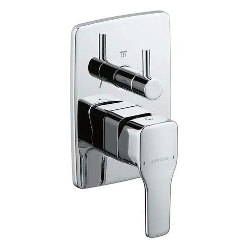 Miscelatore da doccia - ADVANCE  - Sanindusa - da parete / in ottone / in Zamak
