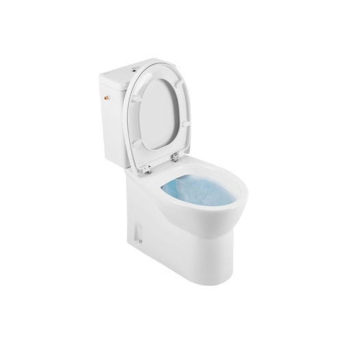 WC da appoggio - EASY HO - Sanindusa - in ceramica / per uso residenziale / ovale