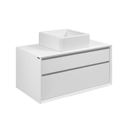 Mobile lavabo sospeso - VIEW : 63029 - Sanindusa - in MDF / in melaminico / contemporaneo