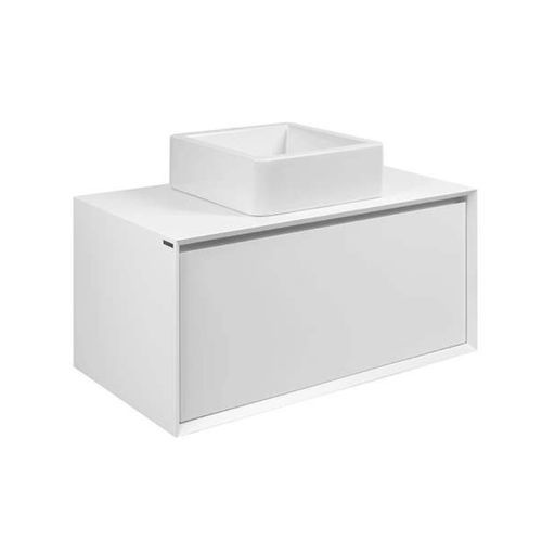 Mobile lavabo sospeso - VIEW  - Sanindusa - in MDF / in melaminico / contemporaneo