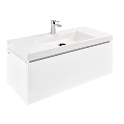 Mobile lavabo sospeso - VISTA 90 : 6080100 - Sanindusa - in MDF / in melaminico / contemporaneo