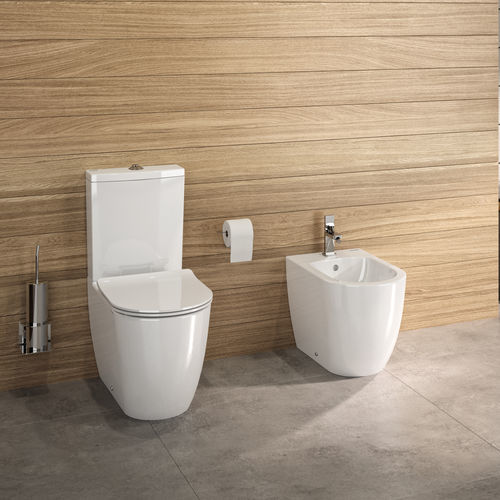 WC filomuro - SANIBOLD SH - Sanindusa - da terra / in ceramica / per uso residenziale