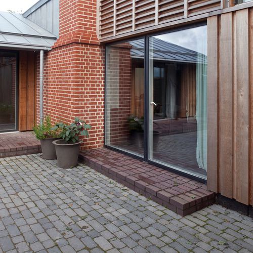 Vetrata scorrevole - 200 - VELFAC - in alluminio / di sicurezza