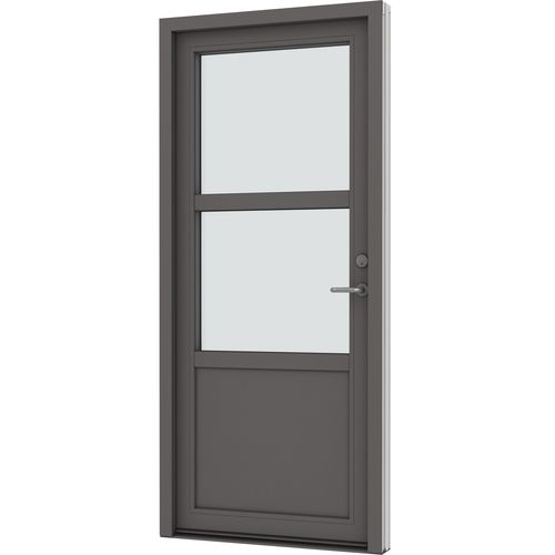 Porta d'ingresso - RIBO - VELFAC - in legno / in alluminio / battente