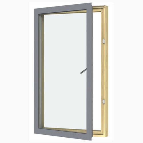 Finestra in legno - 200 ENERGY - VELFAC - in alluminio / a battente / scorrevole