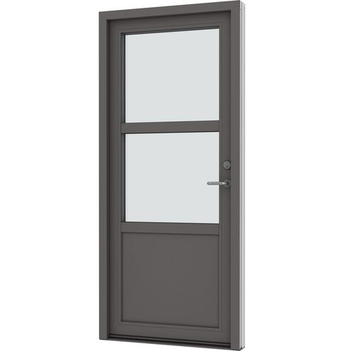 Porta d'ingresso - RIBO ALU - VELFAC - in legno / in alluminio / battente