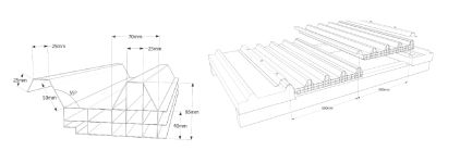 Lastra per copertura in policarbonato - 2685-3 - Rodeca GmbH - traslucida / ondulata