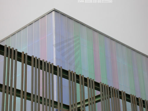 Lastra in policarbonato alveolare - PC 2560-12 in varying colours - Rodeca GmbH - per edificio