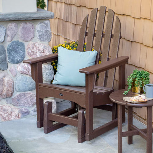 Poltrona contemporanea - Cape Cod Glider - Trex Inc. - in composito / con poggiapiedi / riciclabile