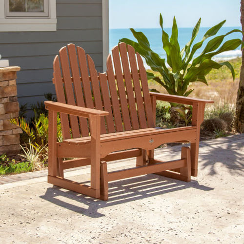 Panca contemporanea - Cape Cod Glider - Trex Inc. - in composito / con schienale / con braccioli