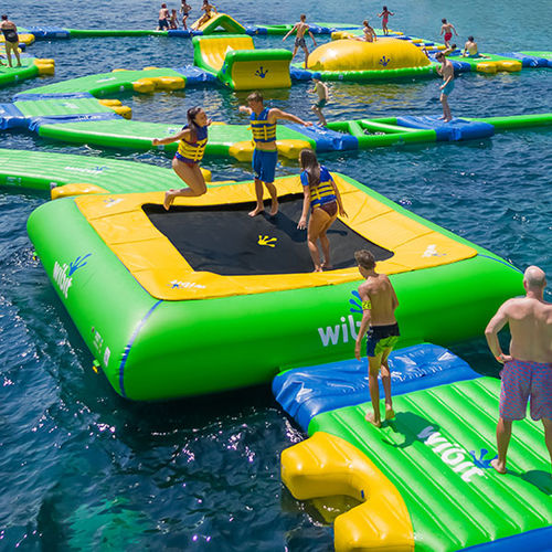 Gioco gonfiabile per piscina pubblica - TRAMPOLINE 2 - Wibit Sports