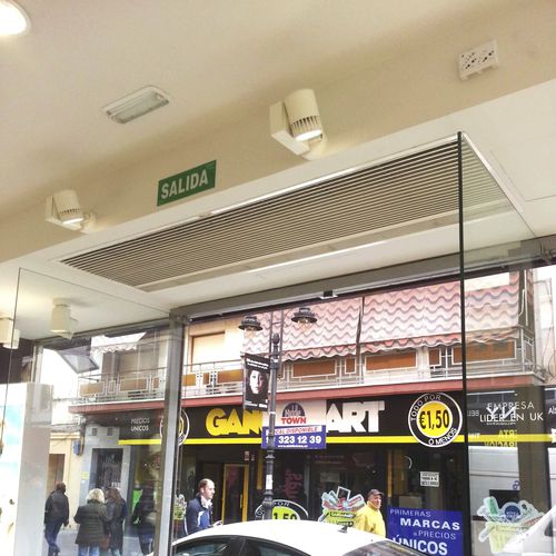 Barriera d'aria ad incasso - DAM - airtecnics - professionale / industriale / per soffitto sospeso