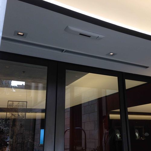 Barriera d'aria a soffitto - IECG 1500 A FC - airtecnics - ad incasso / a muro / industriale
