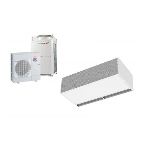 Barriera d'aria da soffitto - WINDBOX DX LXL - airtecnics - a muro / industriale / professionale