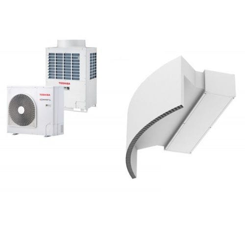 Barriera d'aria da soffitto - ROTO ECG 1000 DX10-TO - airtecnics - industriale / professionale