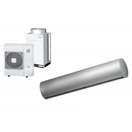 Barriera d'aria da soffitto - RUND ECG 1000 DX8-HI	 - airtecnics - industriale / professionale