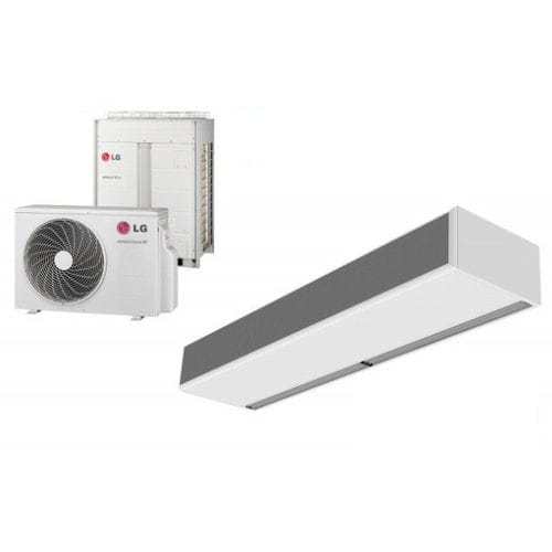 Barriera d'aria da soffitto - ECG 1000 DX10-LG - airtecnics - industriale / professionale