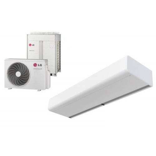 Barriera d'aria da soffitto - SMART ECM 1000 DX8-LG	 - airtecnics - industriale / professionale / nascosta