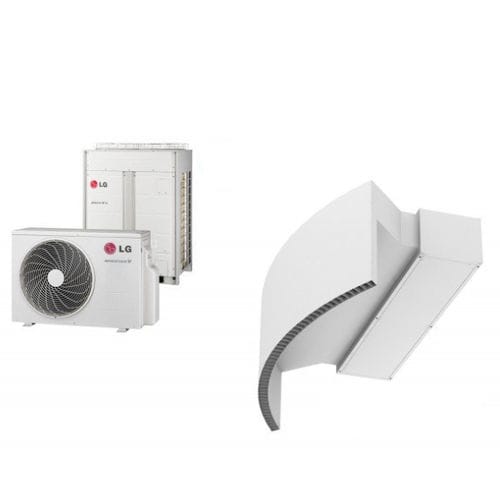Barriera d'aria da soffitto - ROTO ECG 1000 DX10-LG	 - airtecnics - industriale / professionale