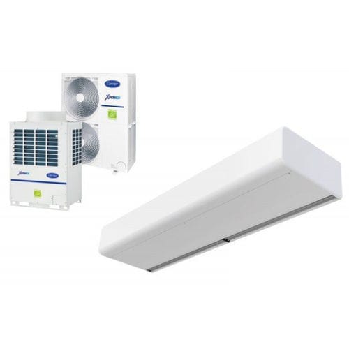 Barriera d'aria da soffitto - SMART ECM 1500 VRF12-CA	 - airtecnics - industriale / professionale / nascosta