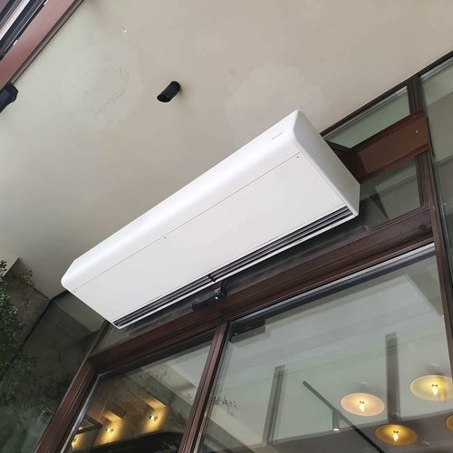 Barriera d'aria da soffitto - SMART ECM 1500 A FC - airtecnics - a muro / industriale / professionale