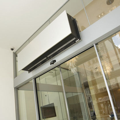 Barriera d'aria a muro - ZEN - airtecnics - da soffitto / professionale / industriale
