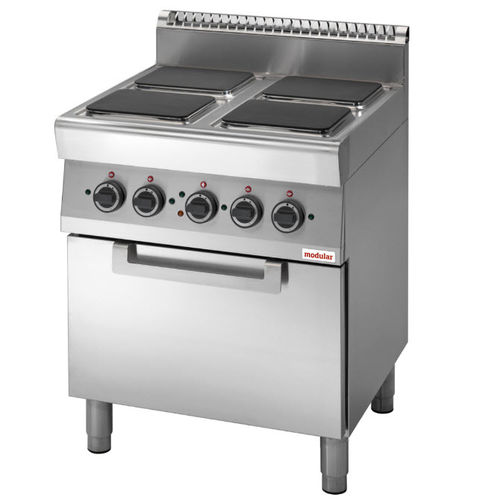Blocco cottura elettrico - FU 70/70 CFEQ - MODULAR PROFESSIONAL - professionale / 4 fuochi / 1 forno