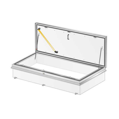 Sportello d'ispezione per tetto - RHT - Special Sizes - Gorter - rettangolare / in alluminio / su misura