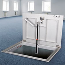 Botola per pavimento - OP - SURFACE MOUNTED - Gorter - quadrata / rettangolare / in alluminio