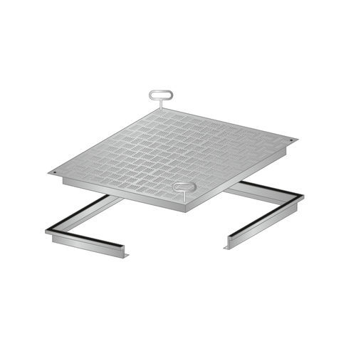 Botola per pavimento - RVA - REMOVABLE COVERS - Gorter - quadrata / rettangolare / in alluminio