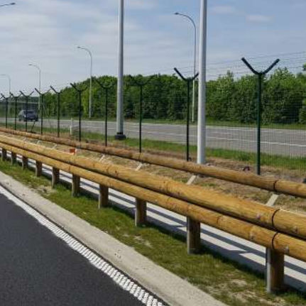 Corrimano per guardrail - GRP-H1 - Rondino - in pino