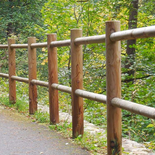 Recinzione per passaggio di biciclette - CYLINDRIQUE 2 LISSE  - Rondino - a sbarre / da giardino / per spazio pubblico