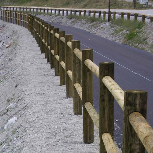 Recinzione per passaggio di biciclette - CYLINDRIQUE 2 LISSE - APPUI MIXTE U60  - Rondino - a sbarre / da giardino / per strade
