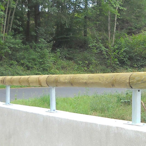 Corrimano in legno - MEDIUM SUR MURET - Rondino - per passaggio di biciclette