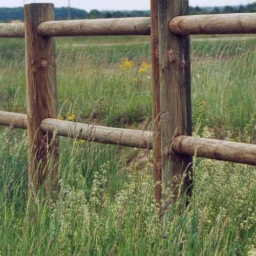 Recinzione a sbarre - CYLINDRIQUE APPUI DOUBLE  - Rondino - da giardino / per spazi verdi / per passaggio di biciclette