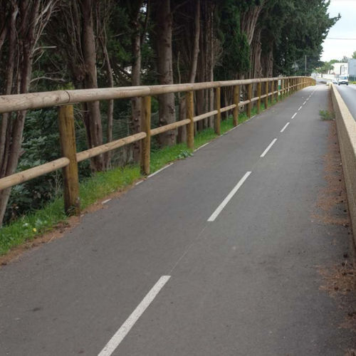 Recinzione per passaggio di biciclette - VAUVERT : 2 & 3 LISSES - APPUI MIXTE C100 - Rondino - a sbarre / da giardino / per spazio pubblico