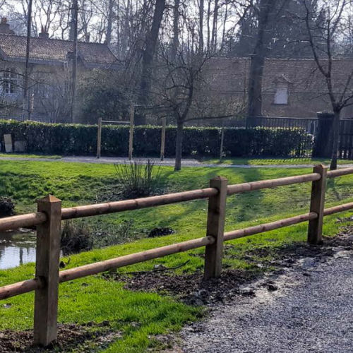 Recinzione a sbarre - MIXTE  - Rondino - da giardino / per spazi verdi / per passaggio di biciclette