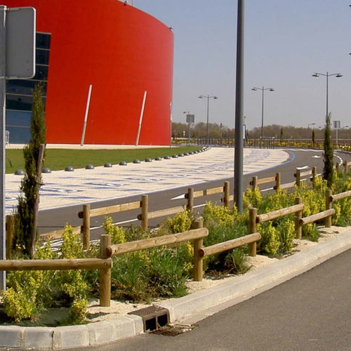 Recinzione a sbarre - HORIZONTALE CYLINDRIQUE 1/2 RONDIN - Rondino - da giardino / per spazio pubblico / per spazi verdi