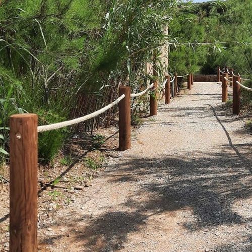 Dissuasore di sicurezza - AVEC CORDE - Rondino - fissa / in pino / in corda