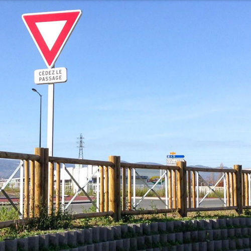 Barriera di protezione - RONDINO URBAINE - Rondino - fissa / in acciaio / in legno