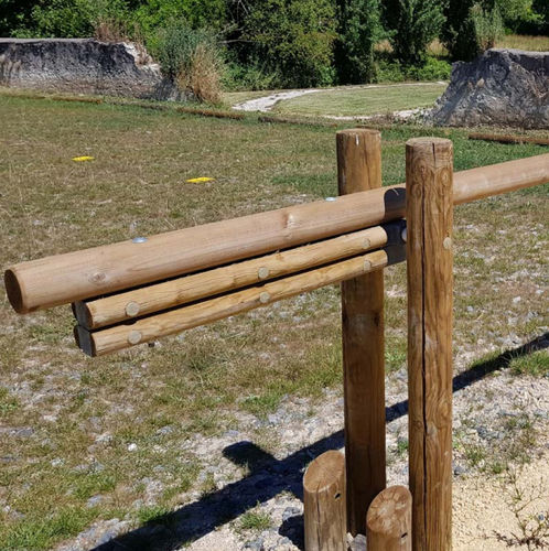 Barriera basculante - 630 010T11 - Rondino - di controllo accessi / in pino / per spazio pubblico